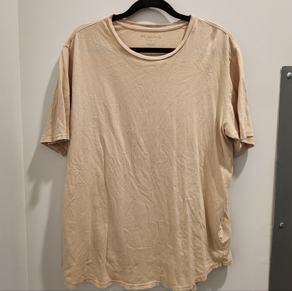 PacSun Basics Beige Oversized T-Shirt